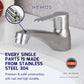HEMOS BATHROOM FAUCET STAINLESS STEEL SUS 304 PILLAR BASIN TAP HM-3303