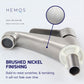 HEMOS BATHROOM FAUCET STAINLESS STEEL SUS 304 PILLAR BASIN TAP HM-3303