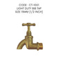 CITY BRASS COPPER 1/2" 3/4" 1" STOP COCK, 1/2" LOOSE KEY TAP, H/D & L/D DUTY BIB TAP, FLOAT VALVE