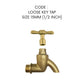 CITY BRASS COPPER 1/2" 3/4" 1" STOP COCK, 1/2" LOOSE KEY TAP, H/D & L/D DUTY BIB TAP, FLOAT VALVE