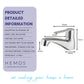HEMOS BATHROOM FAUCET STAINLESS STEEL SUS 304 PILLAR BASIN TAP HM-3303