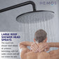 HEMOS BATHROOM BRASS 2 MODE CONCEALED MIXER SHOWER SETS MATT BLACK & GREY MANDIAN HM-13008-MB,MG