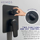 HEMOS BATHROOM BRASS 2 MODE CONCEALED MIXER SHOWER SETS MATT BLACK & GREY MANDIAN HM-13008-MB,MG