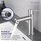 HEMOS BATHROOM FAUCET STAINLESS STEEL SUS304 PILLAR BASIN TAP MATT SILVER HM-3133