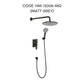 HEMOS BATHROOM BRASS 2 MODE CONCEALED MIXER SHOWER SETS MATT BLACK & GREY MANDIAN HM-13008-MB,MG