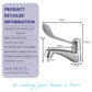 HEMOS HYGIENE MEDICAL HEALTH PROFESSIONAL LONG HANDLE WATER TAP BASIN TAP HM-1003