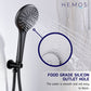 HEMOS BATHROOM BRASS 3 MODE CONCEALED MIXER SHOWER SETS MATT BLACK & GREY MANDIAN HM-13018-MB,MG