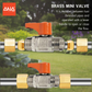 ANA 1/2" ALUMINIUM HANDLE MINI BALL VALVE 1101-MM
