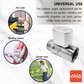 ANA 1/2" CHROME HANDLE MINI VALVE (FM) 2202#