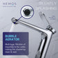 HEMOS BATHROOM FAUCET BRASS MATT BLACK PILLAR BASIN TAP HM-18009