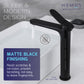 HEMOS BATHROOM FAUCET BRASS MATT BLACK PILLAR BASIN TAP HM-18009