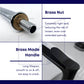 HEMOS BATHROOM FAUCET BRASS MATT BLACK PILLAR BASIN TAP HM-18009