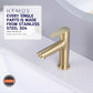 HEMOS BATHROOM FAUCET STAINLESS STEEL SUS 304 SILVER GOLD PILLAR BASIN TAP HM-3233