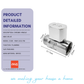 ANA 1/2" CHROME HANDLE MINI VALVE (FM) 2202#