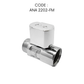 ANA 1/2" CHROME HANDLE MINI VALVE (FM) 2202#