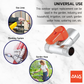 ANA 1/2" ALUMINIUM HANDLE 3-WAY MINI VALVE 1103-FMM