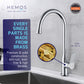 HEMOS KITCHEN FAUCET BRASS PILLAR SINK TAP HM-18013 (CHROME) HM-18014 (MATT BLACK)
