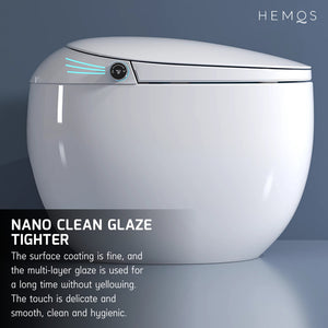 HEMOS BATHROOM SMART TOILET INTELLIGENT WATER CLOSET AUTOMATIC MULTI-FUNCTIONAL HM-785-250-W