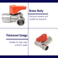 ANA 1/2" ALUMINIUM HANDLE 3-WAY MINI VALVE 1103-FMM