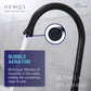 HEMOS KITCHEN FAUCET BRASS PILLAR SINK TAP HM-18013 (CHROME) HM-18014 (MATT BLACK)