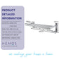 HEMOS BATHROOM FAUCET STEEL SUS304 SHELF TOWEL CLOTHES RACK HMBF81809,81819