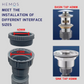 1 1/4'' & 1 1/2'' PVC FLEXIBLE OUTLET BATHROOM BASIN & KITCHEN SINK BOTTLE TRAP FLESIBLE PAIP SINKI