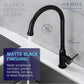 HEMOS KITCHEN FAUCET BRASS PILLAR SINK TAP HM-18013 (CHROME) HM-18014 (MATT BLACK)
