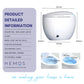 HEMOS BATHROOM SMART TOILET INTELLIGENT WATER CLOSET AUTOMATIC MULTI-FUNCTIONAL HM-785-250-W