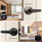 HEMOS 60-70MM TUBULAR LEVEL DOOR LOCK KUNCI TOMBOL PINTU RUMAH SILVER BLACK GREY HM-5201