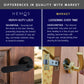 HEMOS 60-70MM TUBULAR LEVEL DOOR LOCK KUNCI TOMBOL PINTU RUMAH SILVER BLACK GREY HM-5201