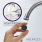 HEMOS KITCHEN FAUCET STAINLESS STEEL SUS 304 WALL SINK TAP HM-3202 (GUNMETALGRAY, GOLD, SILVER)