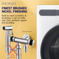 HEMOS BATHROOM FAUCET STAINLESS STEEL SUS 304 2 IN 1 TWO WAY TAP HM-3227,3727,3737-MS