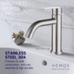 HEMOS BATHROOM FAUCET STAINLESS STEEL SUS 304 PILLAR BASIN COLD TAP KEPALA PAIP AIR BILIK MANDI