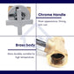HEMOS 1/2 15MM & 3/4 20MM & 1' 25MM BRASS BATHROOM FAUCET FULL TURN CONCEALED STOP VALVE COCK