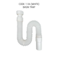 1 1/4'' & 1 1/2'' PVC FLEXIBLE OUTLET BATHROOM BASIN & KITCHEN SINK BOTTLE TRAP FLESIBLE PAIP SINKI