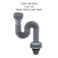 1 1/4'' & 1 1/2'' PVC FLEXIBLE OUTLET BATHROOM BASIN & KITCHEN SINK BOTTLE TRAP FLESIBLE PAIP SINKI
