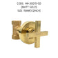 HEMOS 1/2 15MM & 3/4 20MM & 1' 25MM BRASS BATHROOM FAUCET FULL TURN CONCEALED STOP VALVE COCK