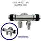 HEMOS BATHROOM FAUCET STAINLESS STEEL SUS 304 2 IN 1 TWO WAY TAP HM-3227,3727,3737-MS