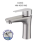 HEMOS BATHROOM FAUCET STAINLESS STEEL SUS 304 PILLAR BASIN COLD TAP KEPALA PAIP AIR BILIK MANDI