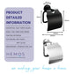 HEMOS BATHROOM FAUCET STAINLESS STEEL SUS 304 PAPER HOLDER HM-83807 (MATE BLACK,SILVER)