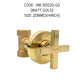 HEMOS 1/2 15MM & 3/4 20MM & 1' 25MM BRASS BATHROOM FAUCET FULL TURN CONCEALED STOP VALVE COCK
