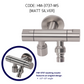 HEMOS BATHROOM FAUCET STAINLESS STEEL SUS 304 2 IN 1 TWO WAY TAP HM-3227,3727,3737-MS