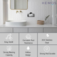 HEMOS BATHROOM SANITARYWARE SUS304 STEEL SOAP HOLDER HMBF-83808