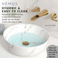 HEMOS BATHROOM CERAMIC WASH COUNTERTOP WATER TRANSFER PRINTING MARBLE ROUND VESSEL PORCELAIN HM-619