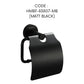HEMOS BATHROOM FAUCET STAINLESS STEEL SUS 304 PAPER HOLDER HM-83807 (MATE BLACK,SILVER)