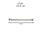 VIP HIGH PRESSURE STAINLESS STEEL INLET FLEXIBLE HOSE PIPE