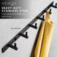 HEMOS BATHROOM FITTING SUS 304 CLOTHES HOOKS BARS BATANG CANGKUK HM-89004/89005/89006-MS,MB,MG