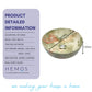 HEMOS BATHROOM CERAMIC WASH COUNTERTOP WATER TRANSFER PRINTING MARBLE ROUND VESSEL PORCELAIN HM-619