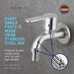 HEMOS BATHROOM TAP SUS 304 STAINLESS STEEL WALL HOSE FAUCET GARDEN BIB TAP HM-3306