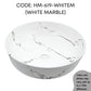HEMOS BATHROOM CERAMIC WASH COUNTERTOP WATER TRANSFER PRINTING MARBLE ROUND VESSEL PORCELAIN HM-619
